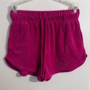 Wild Fable Fuchsia Terry Cloth Shorts